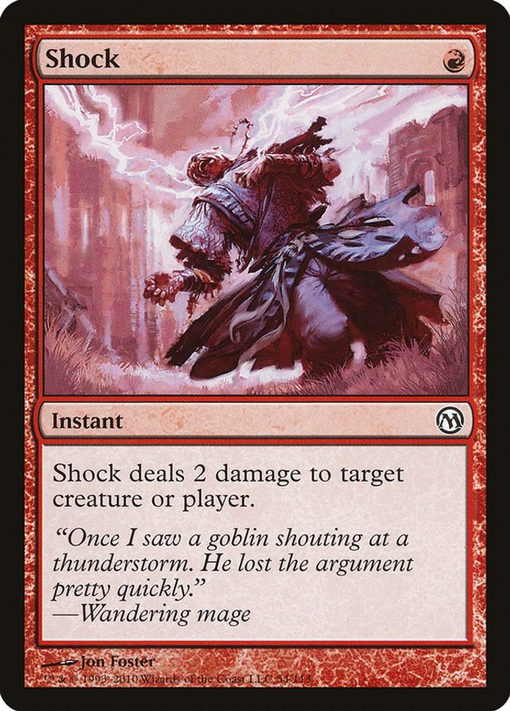 2009 Magic: The Gathering: Duels of the Planeswalkers (DPA) - Shock (#54, Common) (, Near Mint)