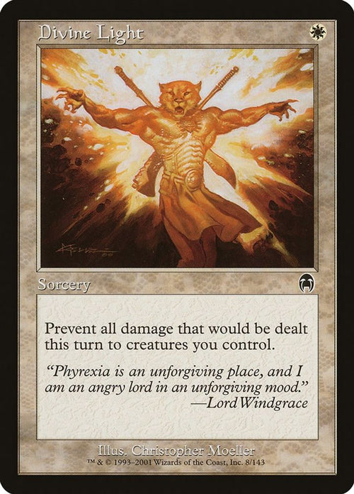 2001 Magic: The Gathering: Apocalypse (APC) - Divine Light (#8, Common) (, Near Mint)