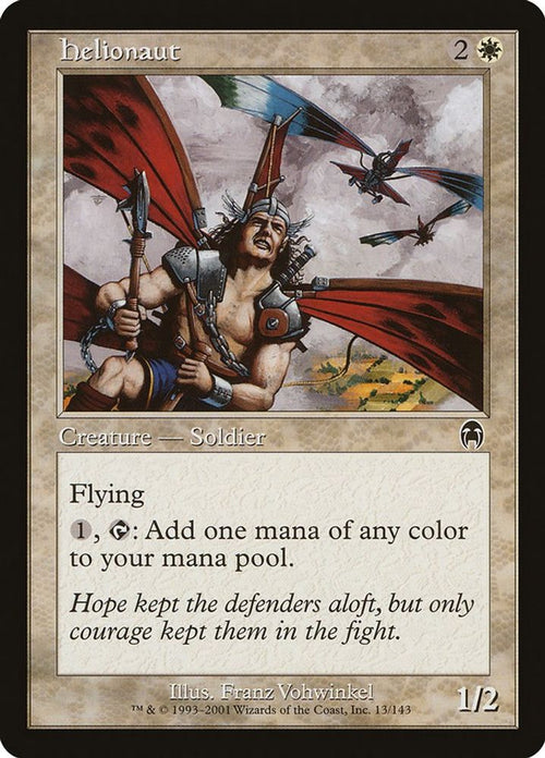 2001 Magic: The Gathering: Apocalypse (APC) - Helionaut (#13, Common) (, Near Mint)
