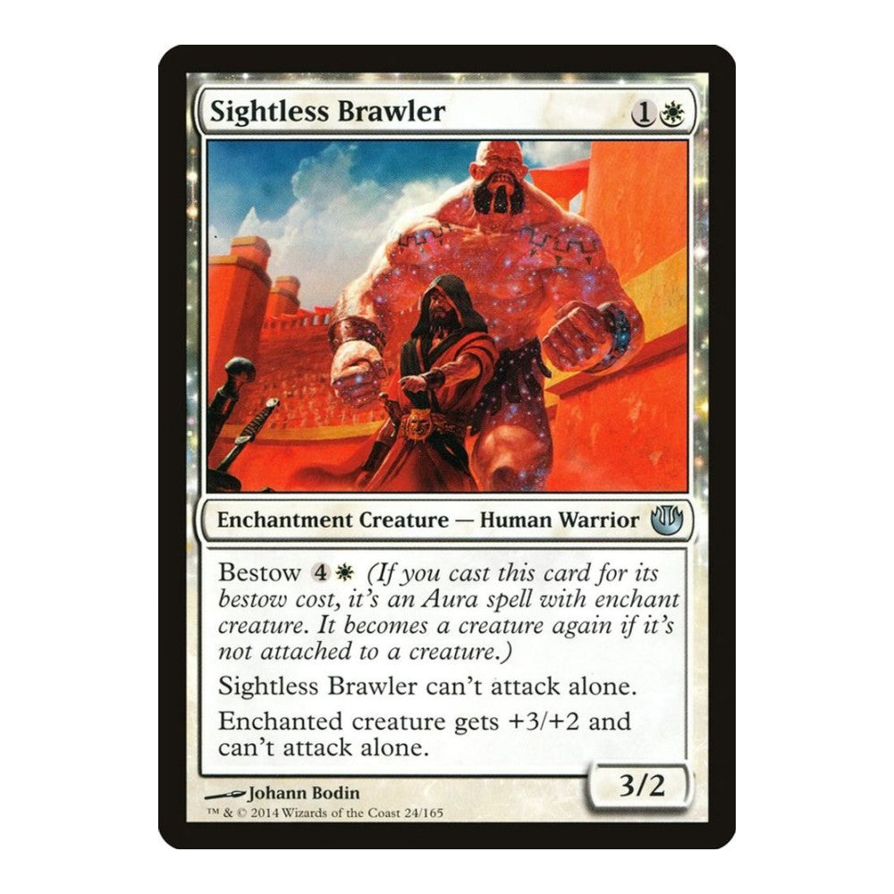 2014 Magic: The Gathering: Journey Into Nyx (JOU) - Sightless Brawler (#24, Uncommon) (, Near Mint)