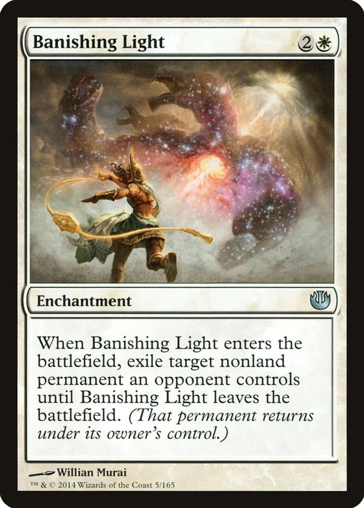 2014 Magic: The Gathering: Journey Into Nyx (JOU) - Banishing Light (#5, Uncommon) (, Near Mint)