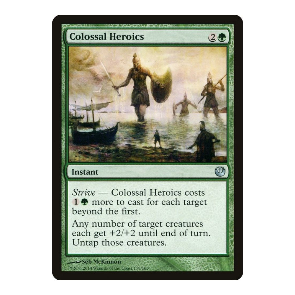 2014 Magic: The Gathering: Journey Into Nyx (JOU) - Colossal Heroics (#118, Uncommon) (, Near Mint)