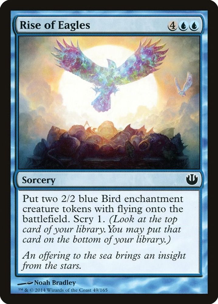 2014 Magic: The Gathering: Journey Into Nyx (JOU) - Rise of Eagles (#49, Common) (, Near Mint)