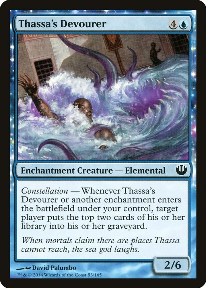 2014 Magic: The Gathering: Journey Into Nyx (JOU) - Thassas Devourer (#53, Common) (, Near Mint)