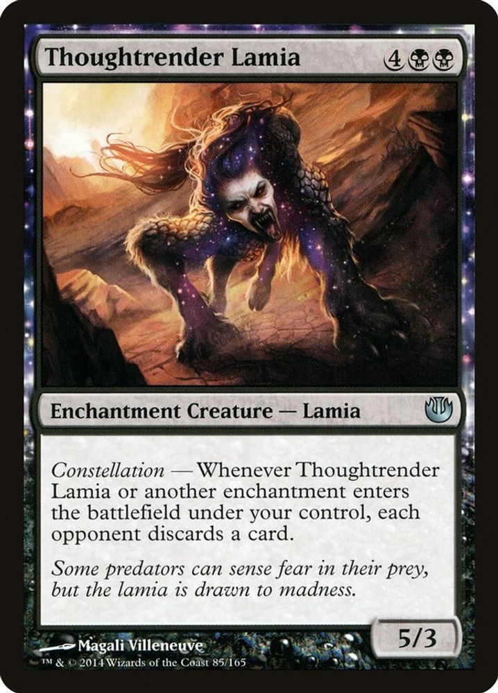 2014 Magic: The Gathering: Journey Into Nyx (JOU) - Thoughtrender Lamia (#85, Uncommon) (, Near Mint)
