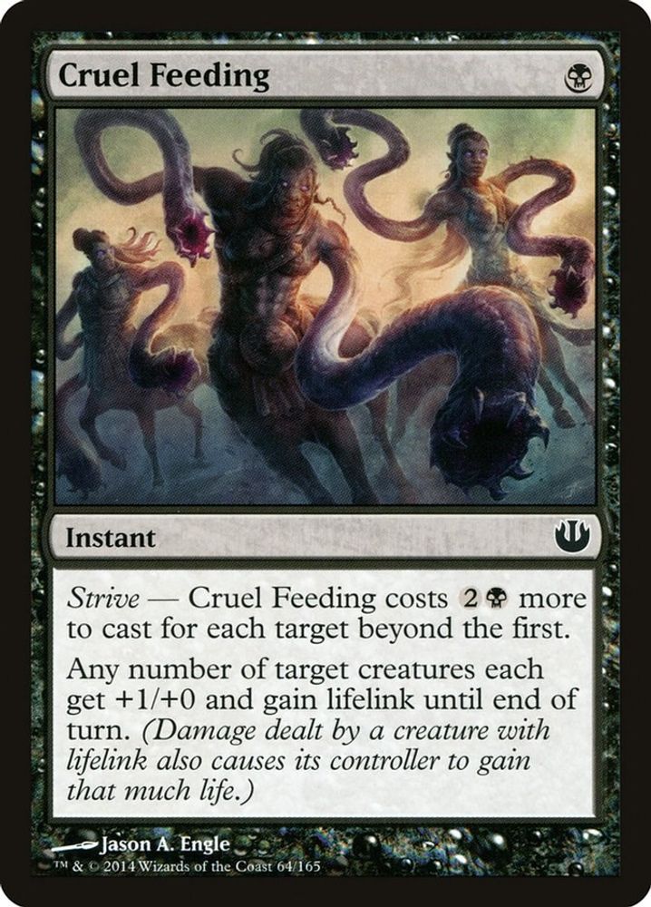 2014 Magic: The Gathering: Journey Into Nyx (JOU) - Cruel Feeding (#64, Common) (, Near Mint)