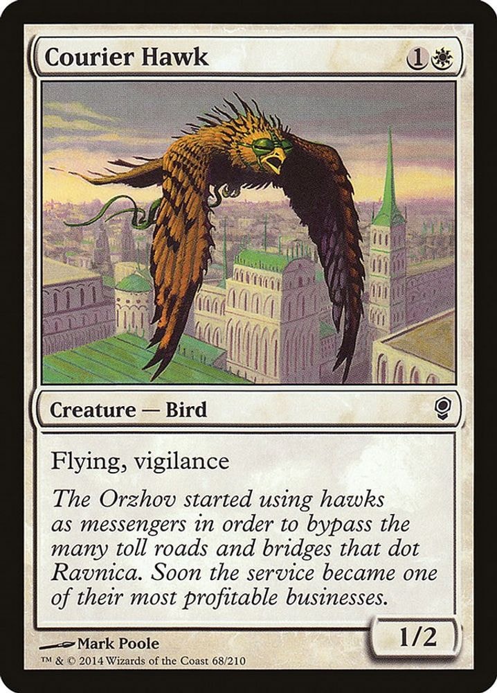 2014 Magic: The Gathering: Conspiracy (CNS) - Courier Hawk (#68, Common) (, Near Mint)