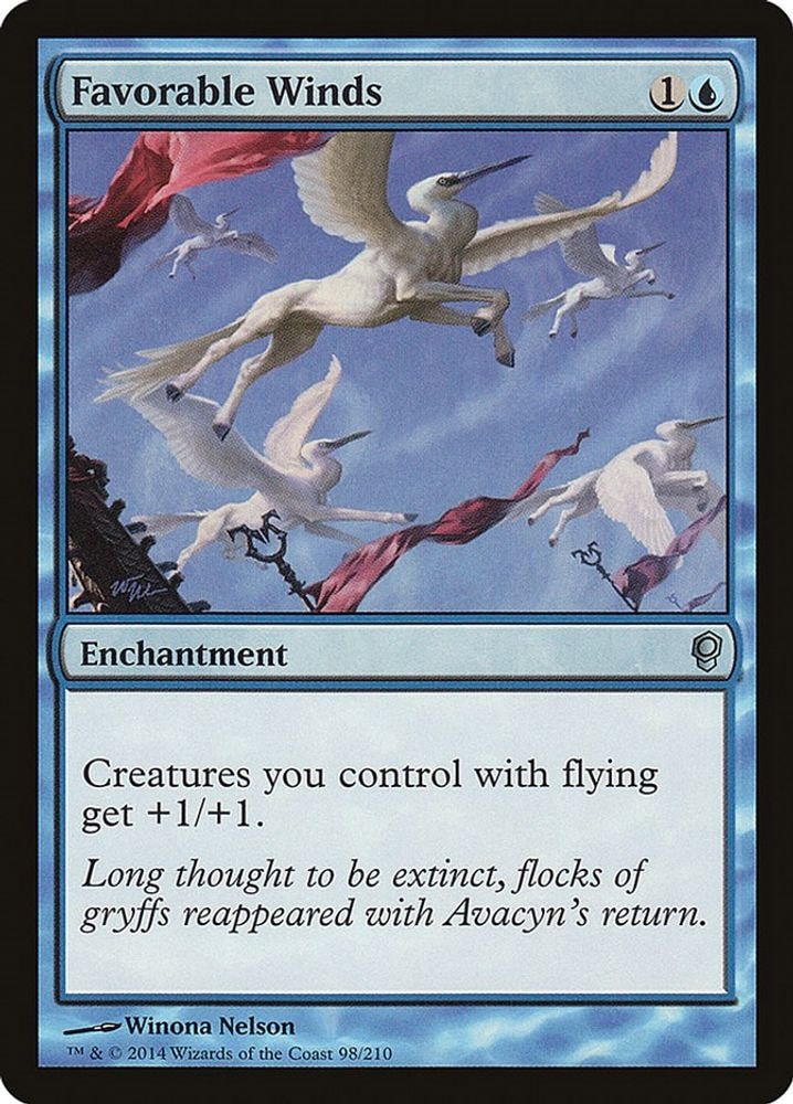 2014 Magic: The Gathering: Conspiracy (CNS) - Favorable Winds (#98, Uncommon) (, Near Mint)