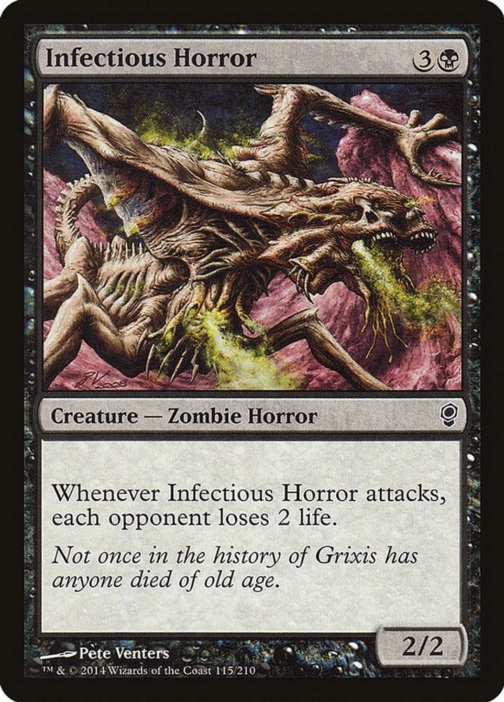 2014 Magic: The Gathering: Conspiracy (CNS) - Infectious Horror (#115, Common) (, Near Mint)