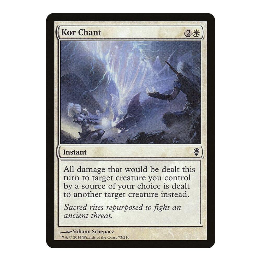 2014 Magic: The Gathering: Conspiracy (CNS) - Kor Chant (#73, Common) (, Near Mint)