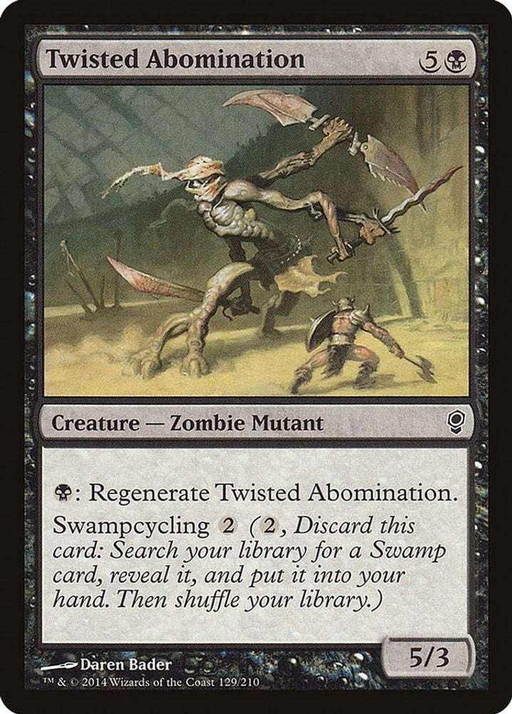 2014 Magic: The Gathering: Conspiracy (CNS) - Twisted Abomination (#129, Common) (, Near Mint)