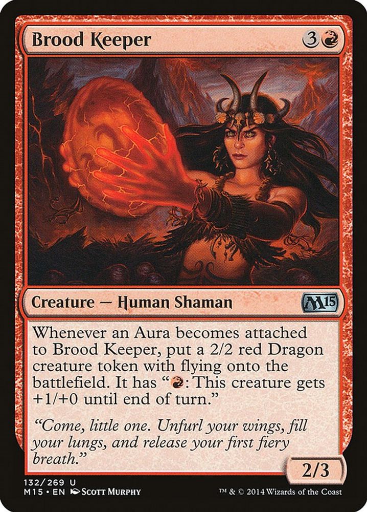 2014 Magic: The Gathering: Magic 2015 (M15) (M15) - Brood Keeper (#132, Uncommon) (, Near Mint)