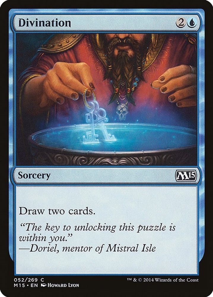 2014 Magic: The Gathering: Magic 2015 (M15) (M15) - Divination (#52, Common) (, Near Mint)