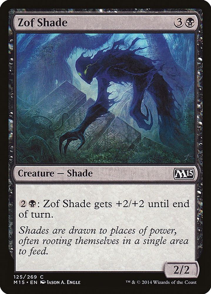 2014 Magic: The Gathering: Magic 2015 (M15) (M15) - Zof Shade (#125, Common) (, Near Mint)