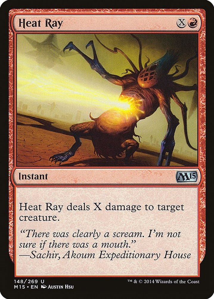 2014 Magic: The Gathering: Magic 2015 (M15) (M15) - Heat Ray (#148, Uncommon) (, Near Mint)