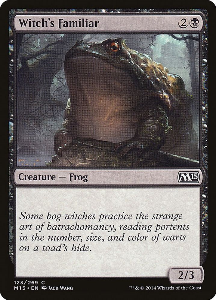 2014 Magic: The Gathering: Magic 2015 (M15) (M15) - Witchs Familiar (#123, Common) (, Near Mint)
