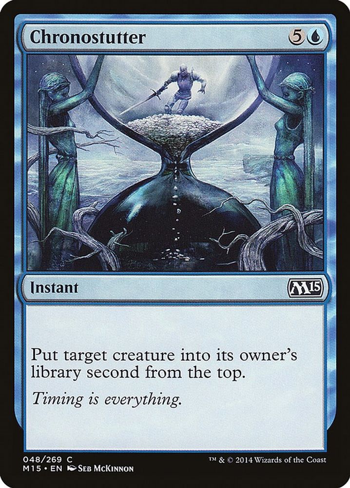 2014 Magic: The Gathering: Magic 2015 (M15) (M15) - Chronostutter (#48, Common) (, Near Mint)