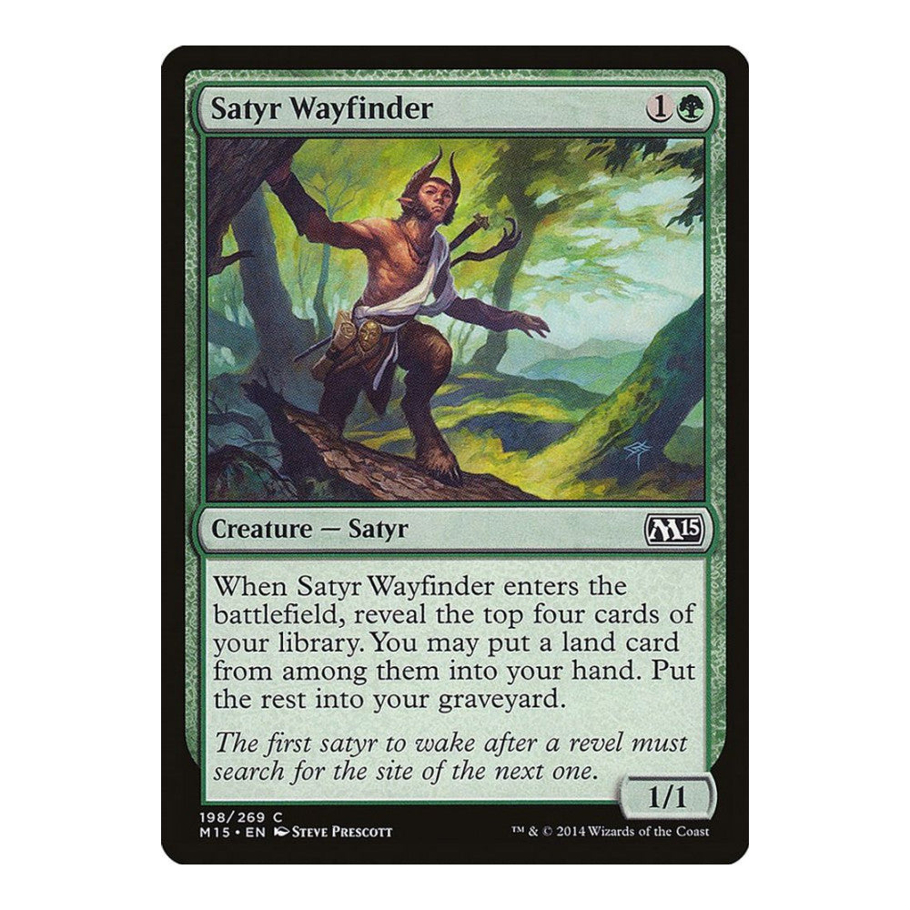 Satyr Wayfinder - Magic 2015 (M15) () - Near Mint -