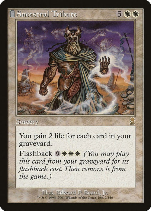2001 Magic: The Gathering: Odyssey (ODY) - Ancestral Tribute (#2, Rare) (, Near Mint)