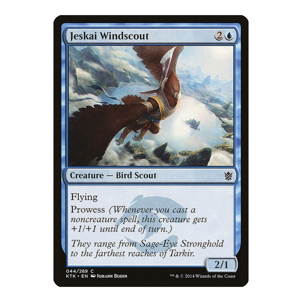 2014 Magic: The Gathering: Khans of Tarkir (KTK) - Jeskai Windscout (#44, Common) (, Near Mint)