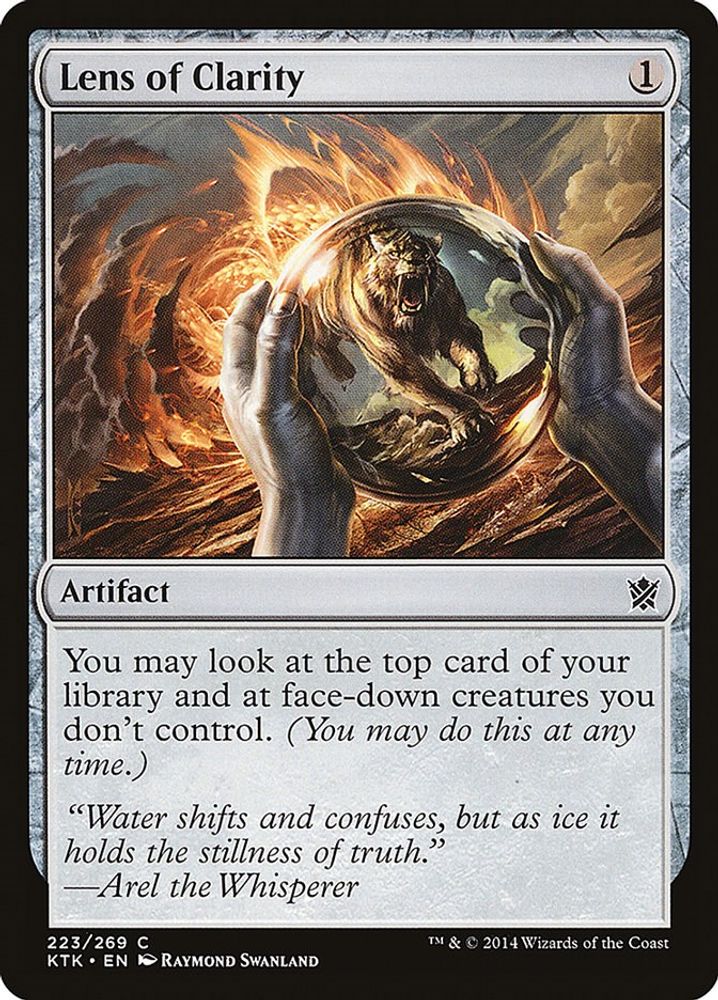 2014 Magic: The Gathering: Khans of Tarkir (KTK) - Lens of Clarity (#223, Common) (, Near Mint)
