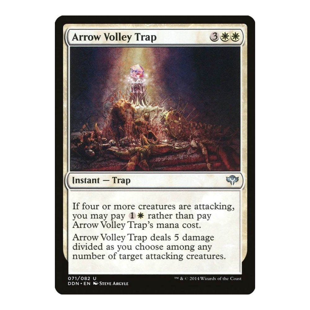 2014 Magic: The Gathering: Duel Decks: Speed vs. Cunning (DDN) - Arrow Volley Trap (#071/082, Uncommon) (, Near Mint)