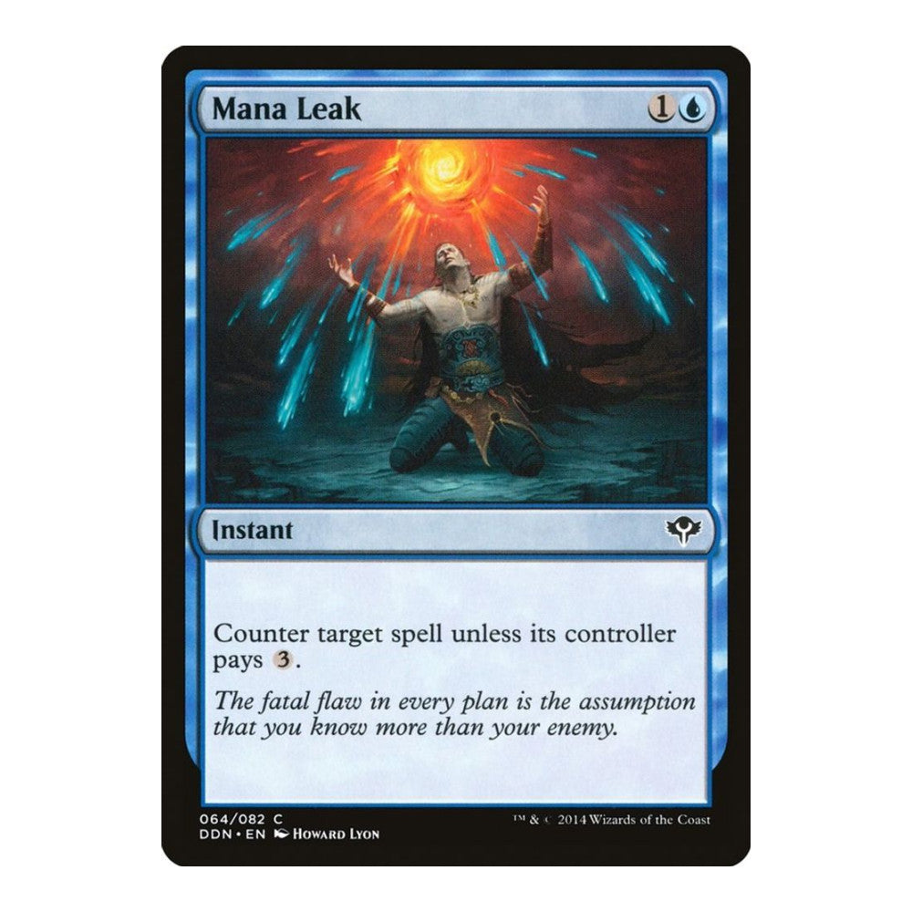 2014 Magic: The Gathering: Duel Decks: Speed vs. Cunning (DDN) - Mana Leak (#64, Common) (, Near Mint)