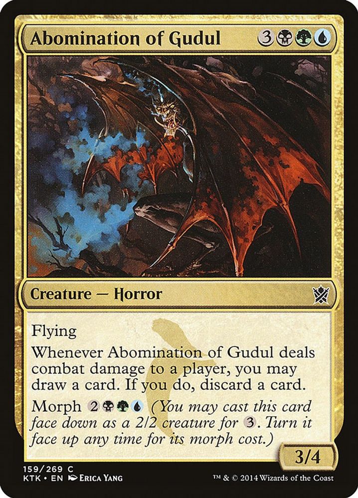 2014 Magic: The Gathering: Khans of Tarkir (KTK) - Abomination of Gudul (#159, Common) (, Near Mint)