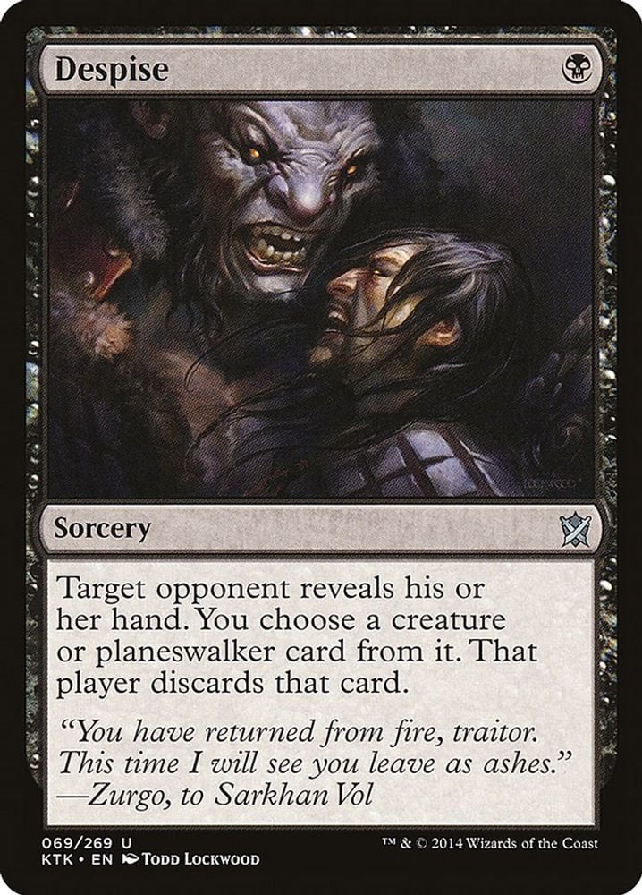 2014 Magic: The Gathering: Khans of Tarkir (KTK) - Despise (#69, Uncommon) (, Near Mint)