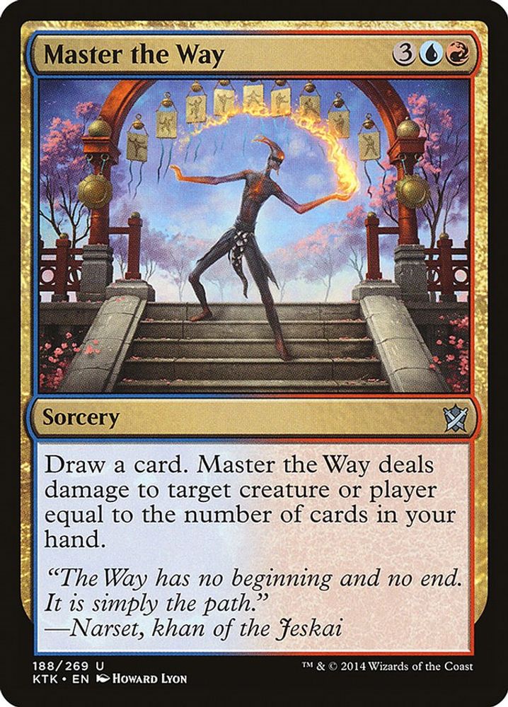 2014 Magic: The Gathering: Khans of Tarkir (KTK) - Master the Way (#188, Uncommon) (, Near Mint)