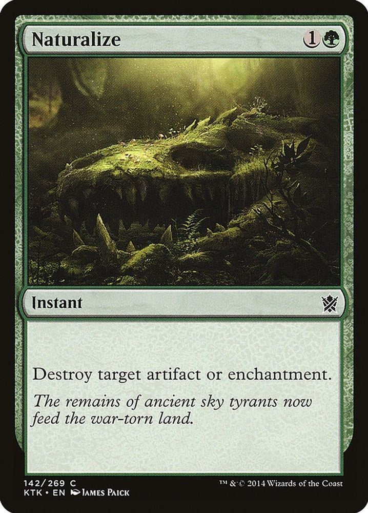 2014 Magic: The Gathering: Khans of Tarkir (KTK) - Naturalize (#142, Common) (, Near Mint)