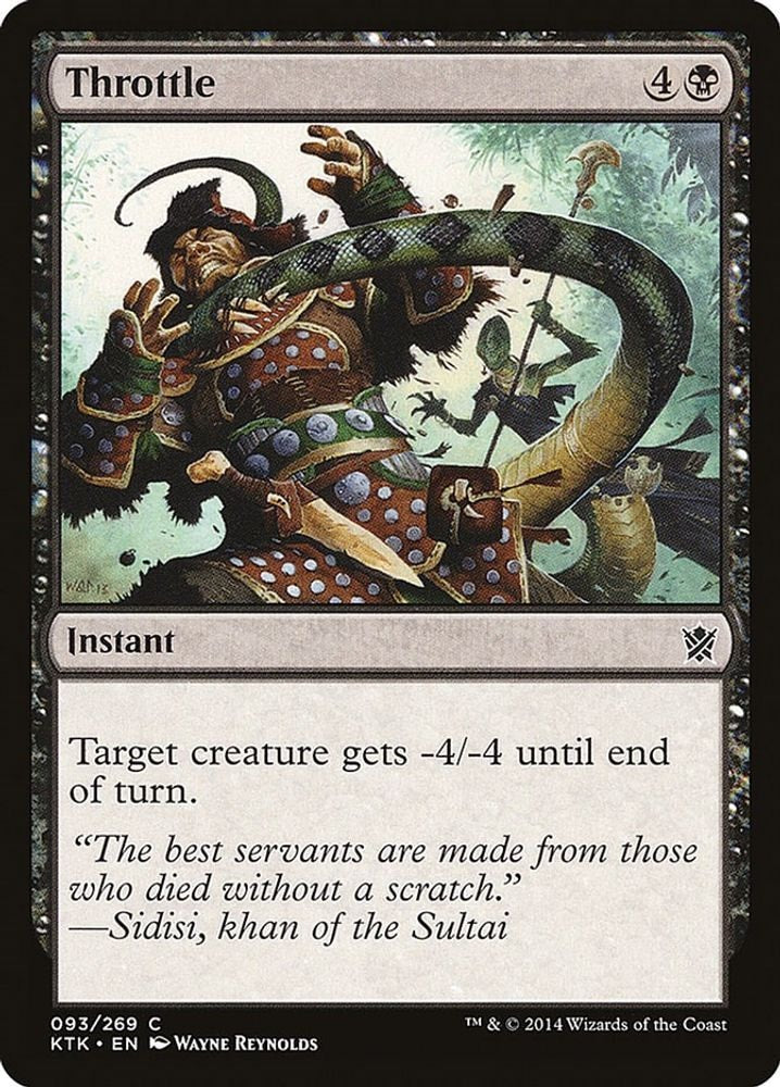 2014 Magic: The Gathering: Khans of Tarkir (KTK) - Throttle (#93, Common) (, Near Mint)