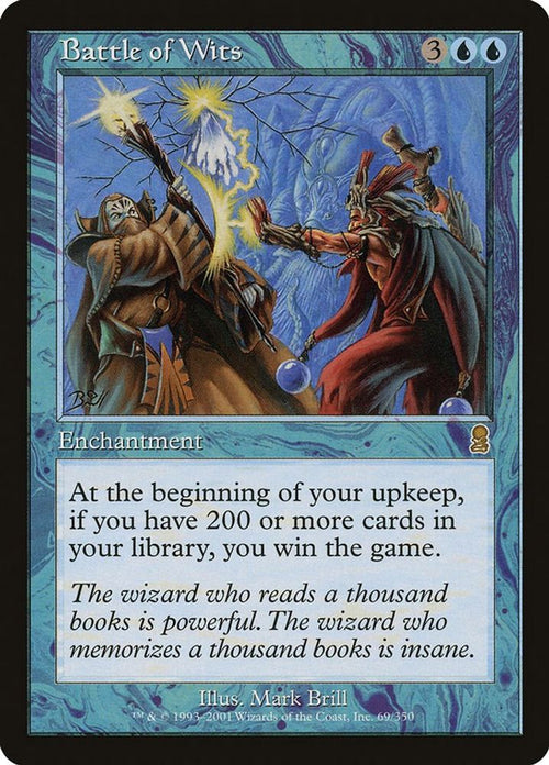 2001 Magic: The Gathering: Odyssey (ODY) - Battle of Wits (#69, Rare) (, Near Mint)