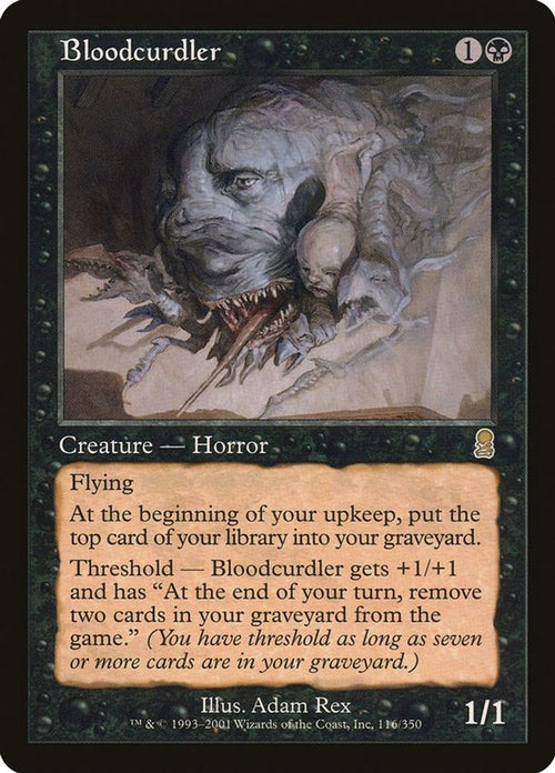 2001 Magic: The Gathering: Odyssey (ODY) - Bloodcurdler (#116, Rare) (, Near Mint)