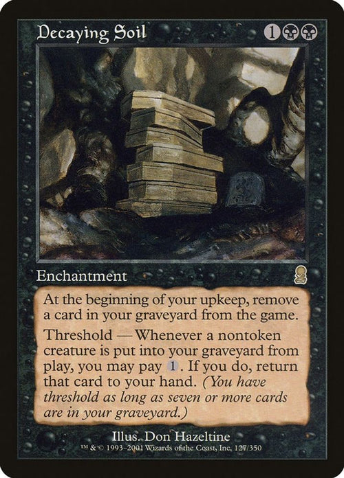 2001 Magic: The Gathering: Odyssey (ODY) - Decaying Soil (#127, Rare) (, Near Mint)