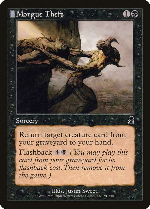 2001 Magic: The Gathering: Odyssey (ODY) - Morgue Theft (#151, Common) (, Near Mint)