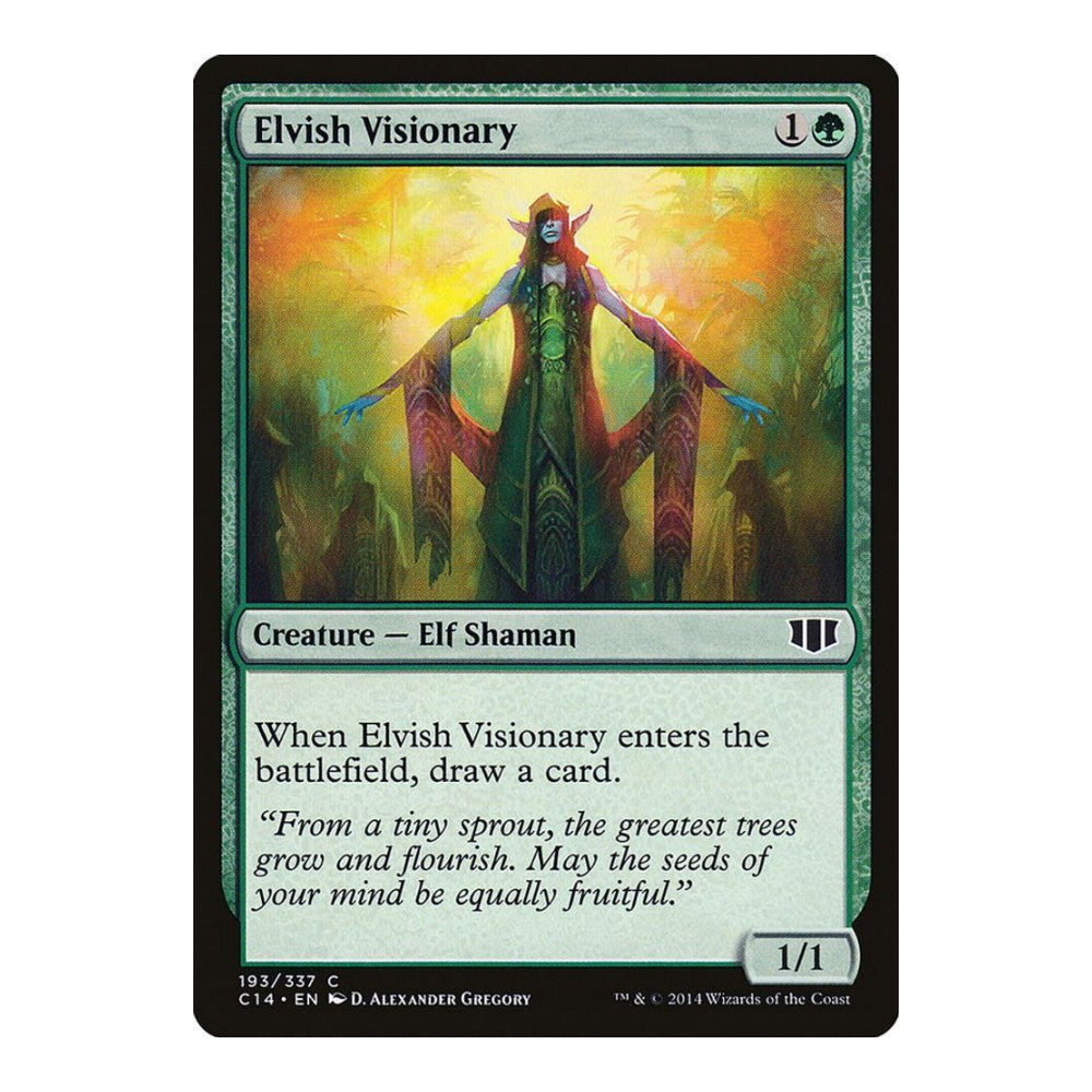 Elvish Visionary - Commander 2014 () - Near Mint -