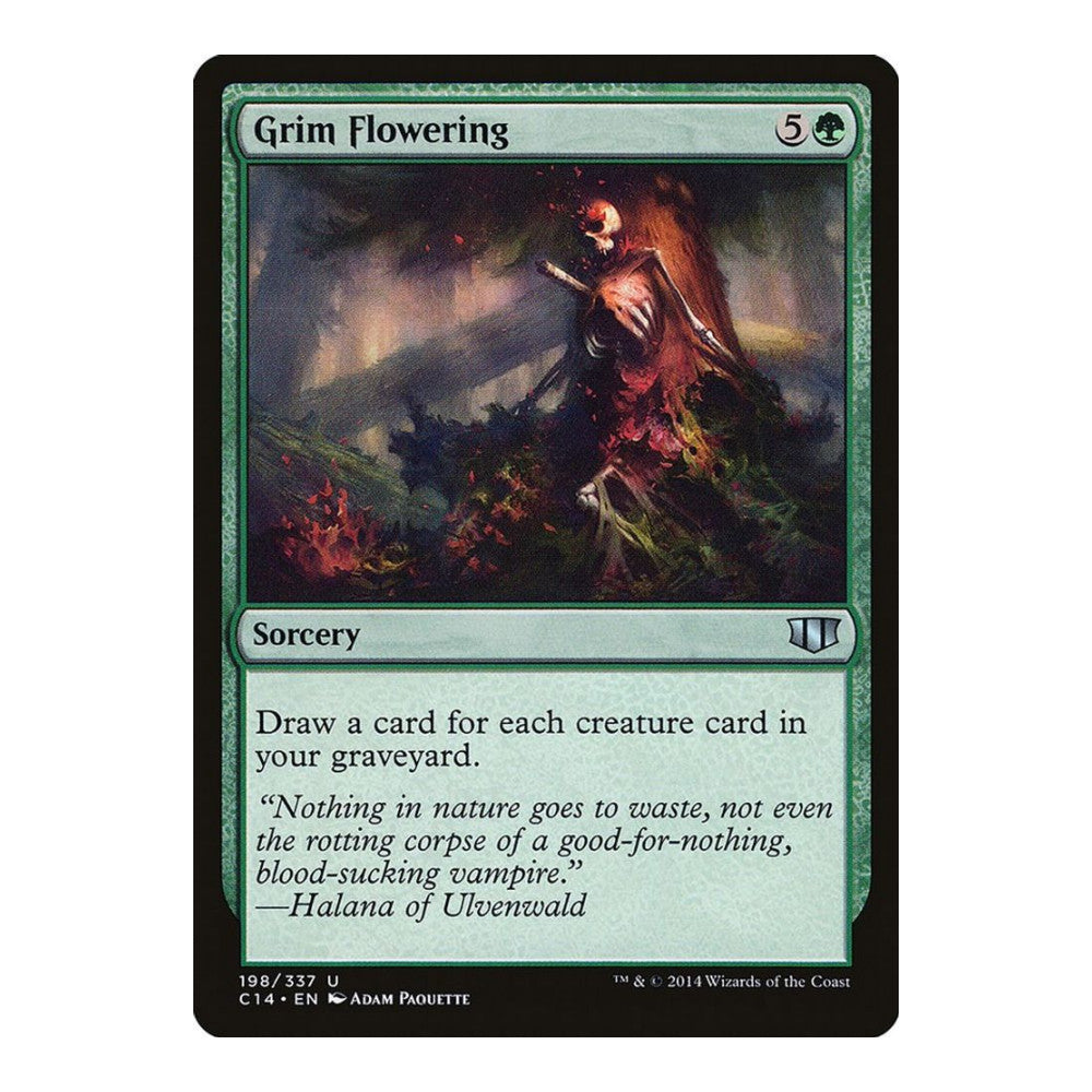 Grim Flowering - Commander 2014 () - Near Mint -
