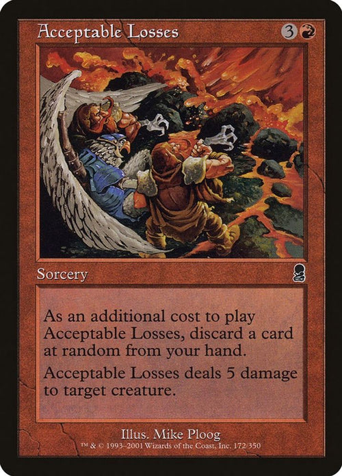 2001 Magic: The Gathering: Odyssey (ODY) - Acceptable Losses (#172, Common) (, Near Mint)