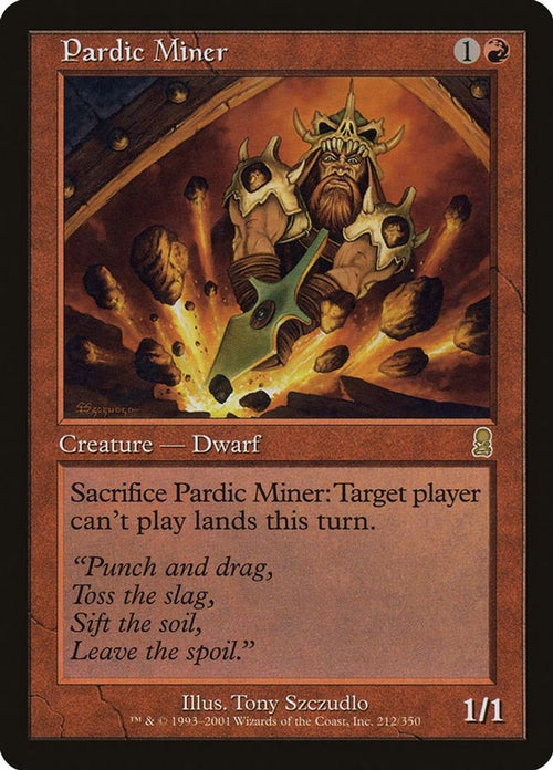 2001 Magic: The Gathering: Odyssey (ODY) - Pardic Miner (#212, Rare) (, Near Mint)