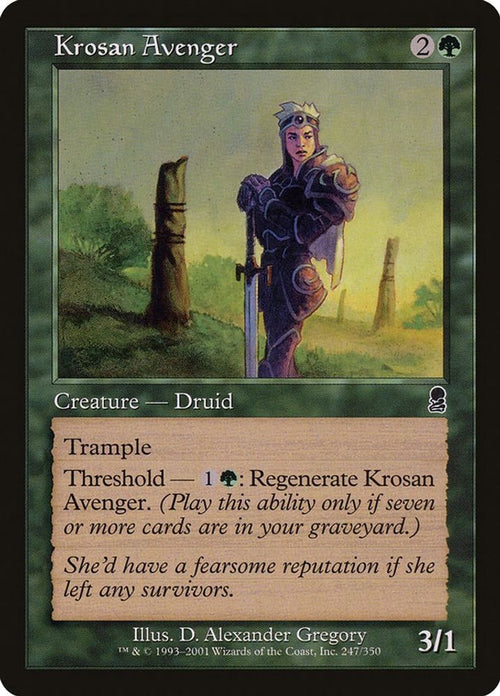 2001 Magic: The Gathering: Odyssey (ODY) - Krosan Avenger (#247, Common) (, Near Mint)