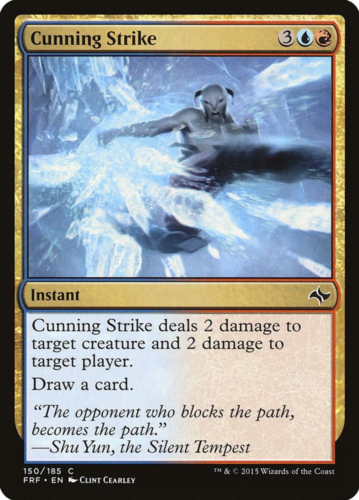 2015 Magic: The Gathering: Fate Reforged (FRF) - Cunning Strike (#150, Common) (, Near Mint)
