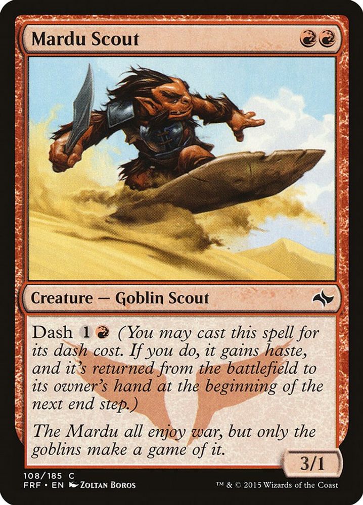 2015 Magic: The Gathering: Fate Reforged (FRF) - Mardu Scout (#108, Common) (, Near Mint)
