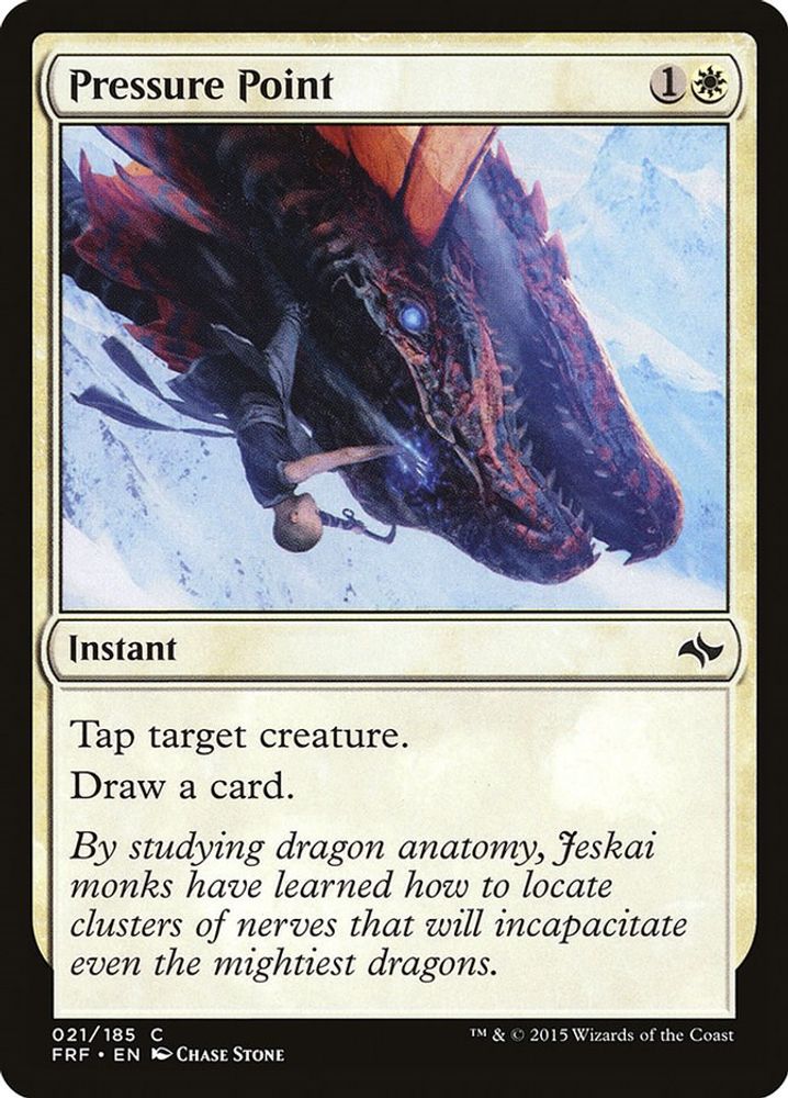 2015 Magic: The Gathering: Fate Reforged (FRF) - Pressure Point (#21, Common) (, Near Mint)