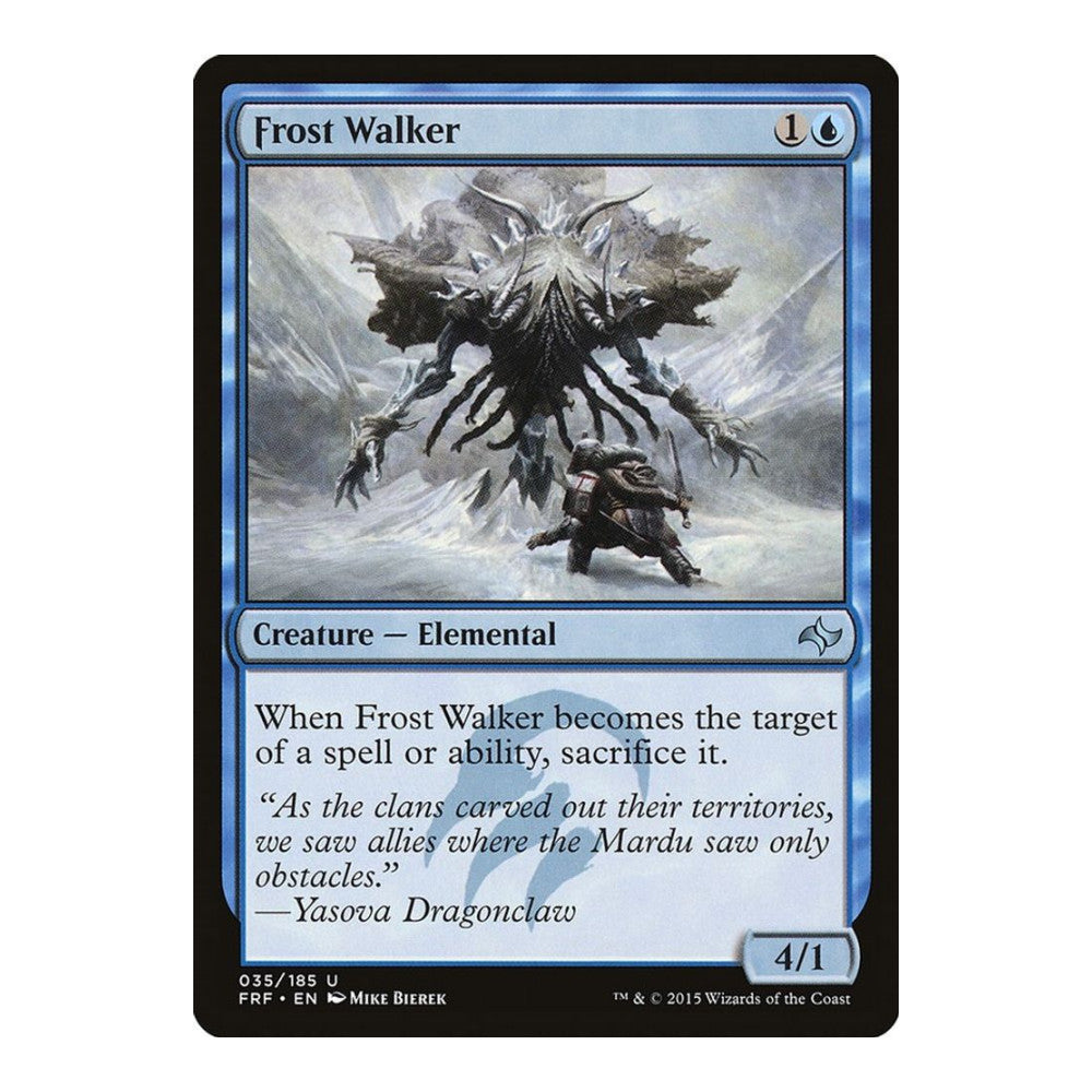 2015 Magic: The Gathering: Fate Reforged (FRF) - Frost Walker (#35, Uncommon) (, Near Mint)