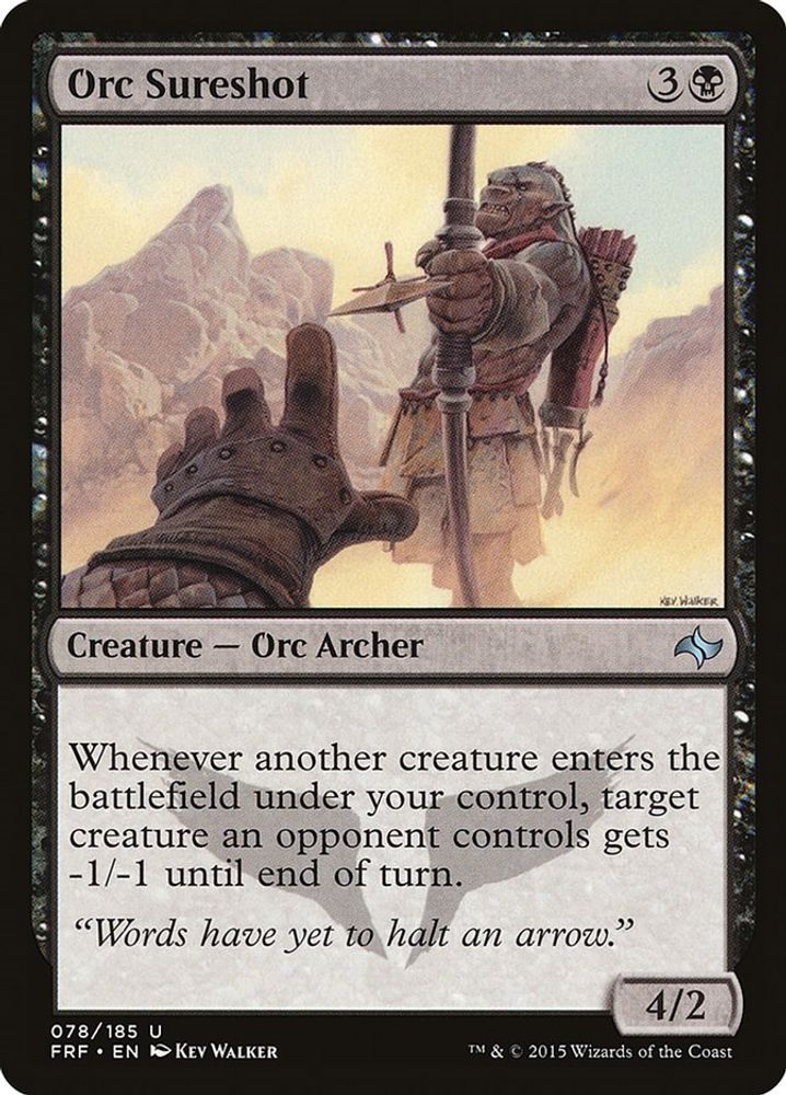 2015 Magic: The Gathering: Fate Reforged (FRF) - Orc Sureshot (#78, Uncommon) (, Near Mint)