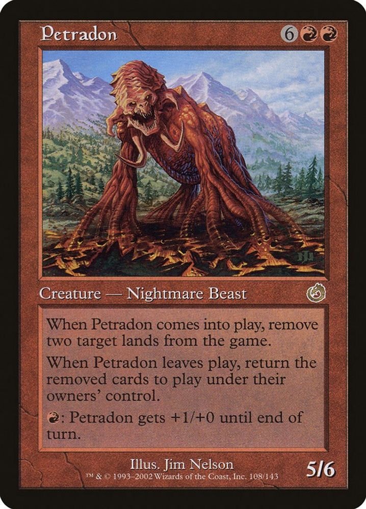 2002 Magic: The Gathering: Torment (TOR) - Petradon (#108, Rare) (, Near Mint)