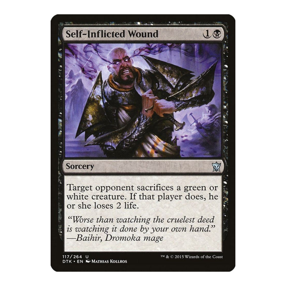 Self-Inflicted Wound - Dragons of Tarkir () - Near Mint -