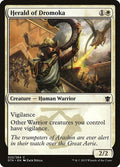 2015 Magic: The Gathering: Dragons of Tarkir (DTK) - Herald of Dromoka (#22, Common) (, Near Mint)
