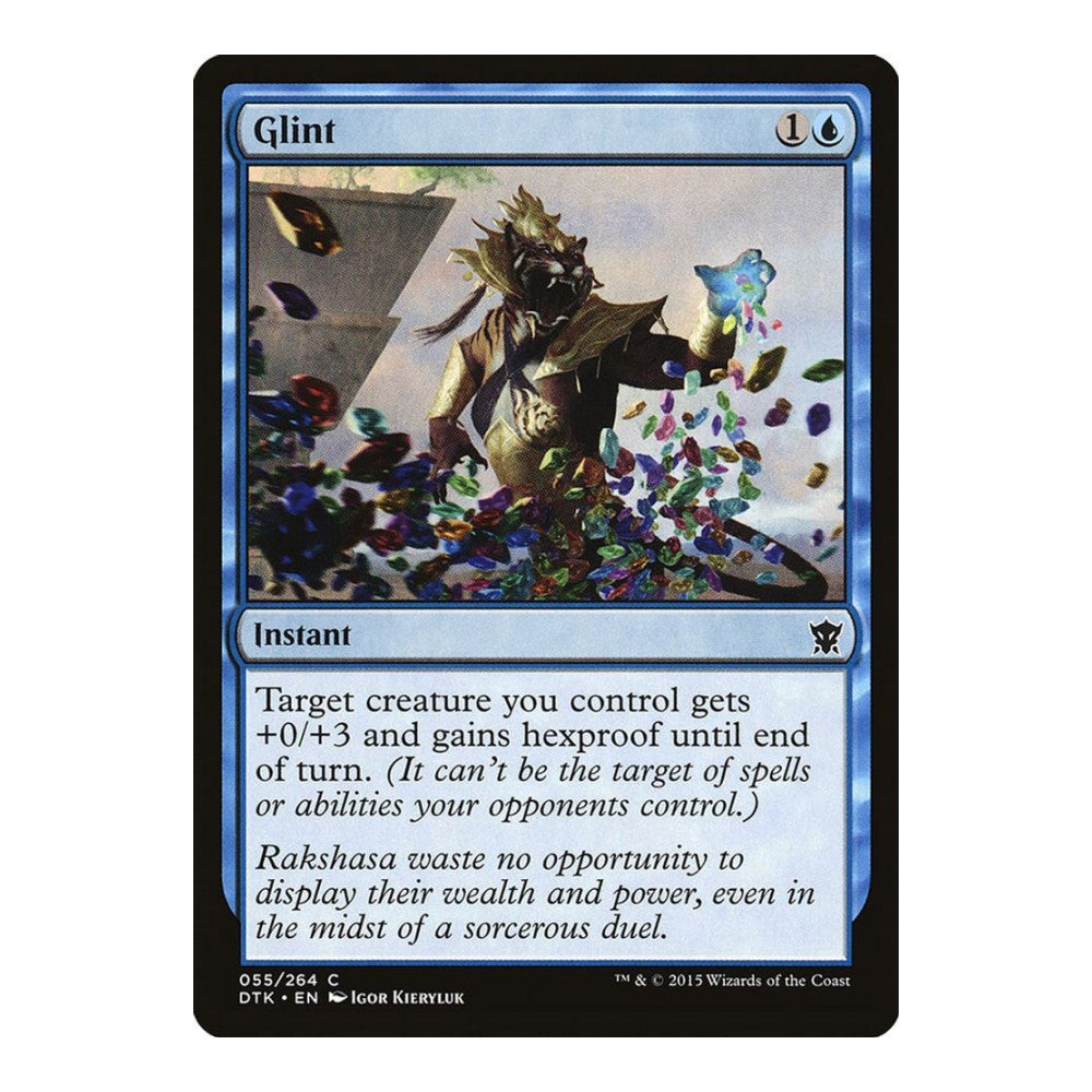 2015 Magic: The Gathering: Dragons of Tarkir (DTK) - Glint (#55, Common) (, Near Mint)